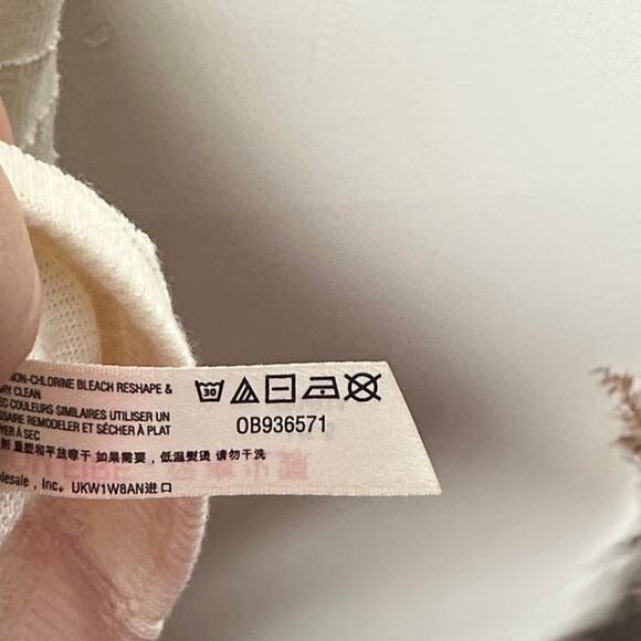 FREE PEOPLE Beach Lafayette Midi Dress Ivory White Sz S $108 {3V16} - Picture 6 of 6